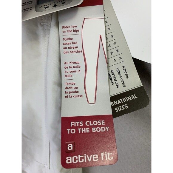 Columbia Royal Trek Knee Pant Women Sz 12 Beige Titanium UPF 50 Low Rise Active - Picture 6 of 12